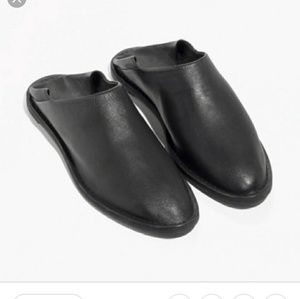 & Other Stories Black Leather Babouche